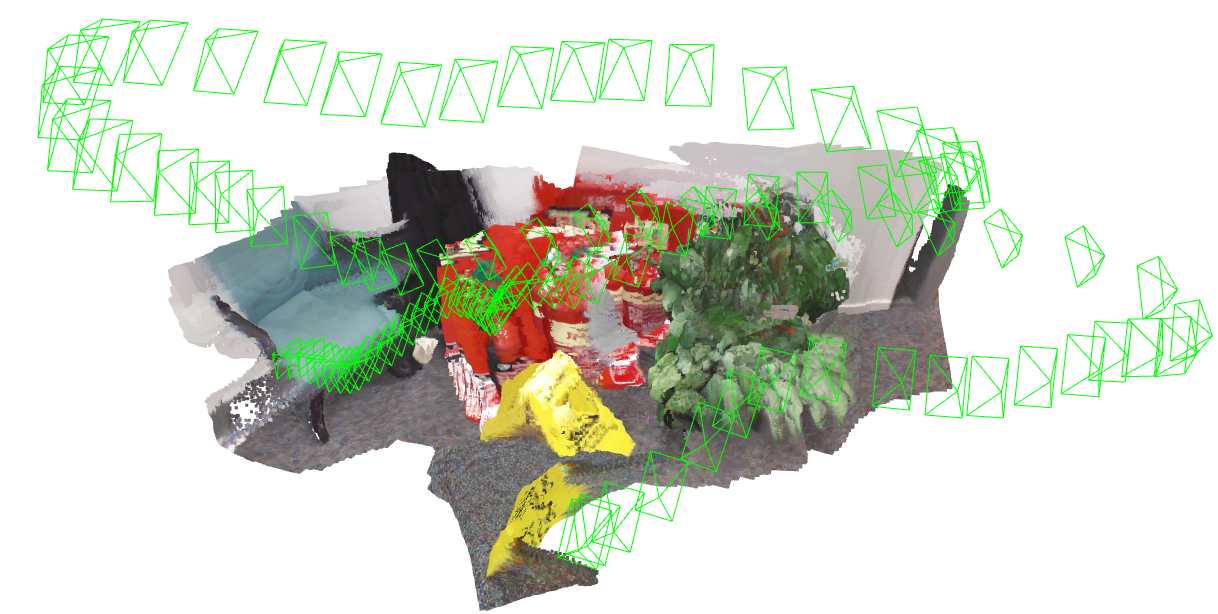 Paper qualitative reconstruction: TTT3R · Fire · seq-03