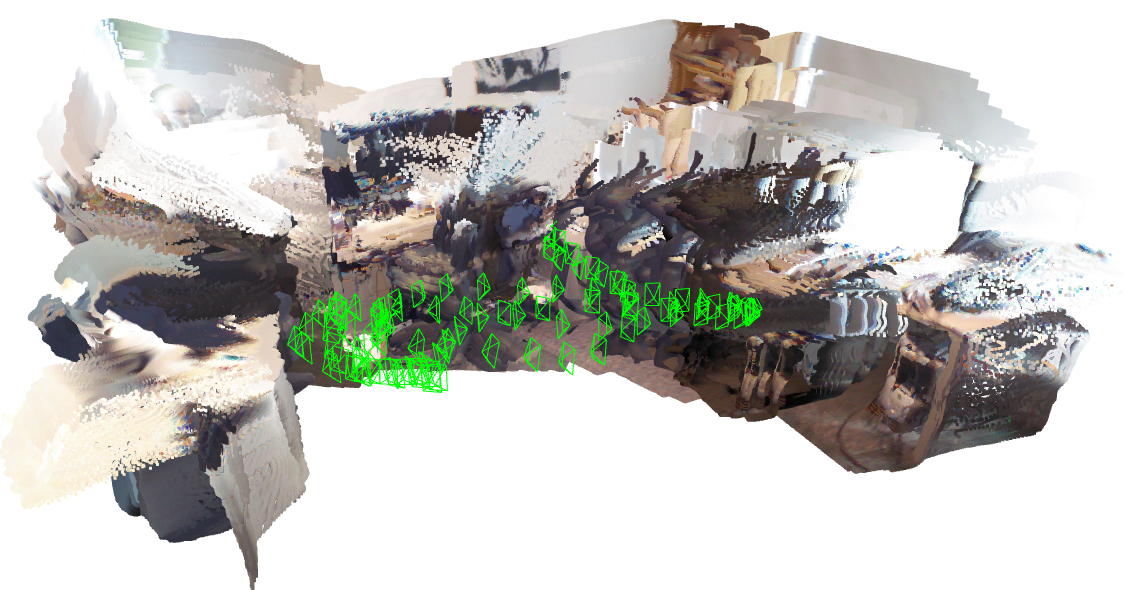 Paper qualitative reconstruction: TTT3R · Office · seq-09